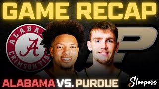 Alabama vs Purdue Full Game Recap [upl. by Quintin]