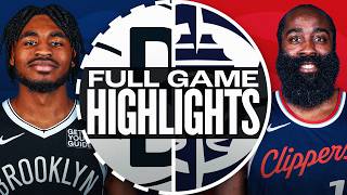 NETS at CLIPPERS  NBA PRESEASON FULL GAME HIGHLIGHTS  October 8 2024 [upl. by Ruomyes]