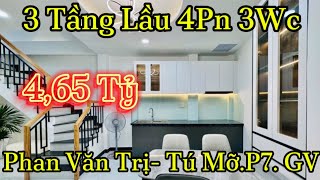 Vincom Pham Văn Trị Tú Mỡ Ngay Chợ Gò Vấp Giáp Ranh Bình Thạnh465 Tỷ [upl. by Rhines119]