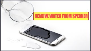 Remove water from Speaker With Sound GUARANTEED [upl. by Safir399]