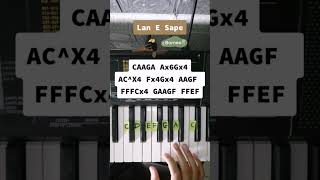 Tutorial 153  Lan E Sape 🎹 pianotutorial suffixpiano jerrykamit lanesape shorts [upl. by Mollie891]