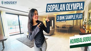 Gopalan Olympia Mysore Road  3 BHK Sample Flat Tour  Gopalan Kumbalgodu Project [upl. by Hammond]