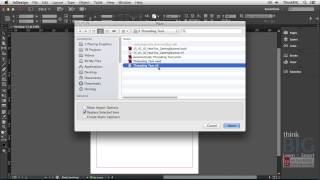 Threading Text in Adobe InDesign [upl. by Ahsilet]