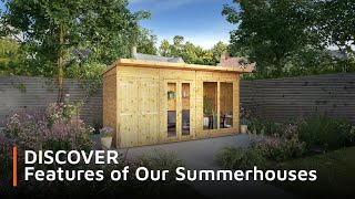 DISCOVER  Features of our Summerhouses [upl. by Hameerak]