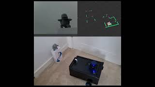 ROS2 Mobile Robot Camera LiDAR and ODOM Test [upl. by Kusin]