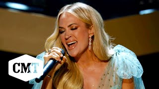 Carrie Underwood Performs quotGo Rest High On That Mountainquot  CMT Giants Vince Gill [upl. by Solohcin]