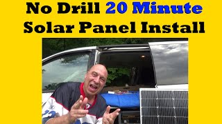 Can You REALLY Install A Solar Panel On A Camper Van THAT Fast Van Life Tips and Tricks 3M VHB [upl. by Donielle]