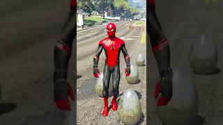 SPIDER MAN SAVE EARTH FROM MONSTER gta5 shorts shortsviral [upl. by Liberati]