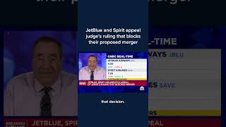 JetBlue and Spirit appeal judges ruling that blocks their proposed merger Shorts [upl. by Anelrad]