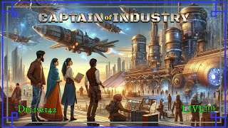 Captain of Industry a game I played a long time ago is due for a replay Live [upl. by Byers662]