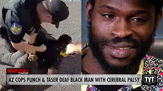 Cops BRUTALIZE Deaf Black Man With Cerebral Palsy After White Suspect Points The Finger [upl. by Mellitz]