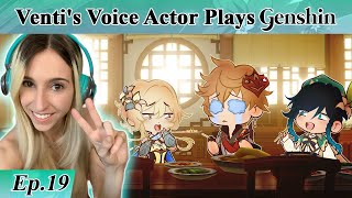 Ventis English Voice Actor plays GENSHIN IMPACT Part 19  Frenemies [upl. by Kalasky711]