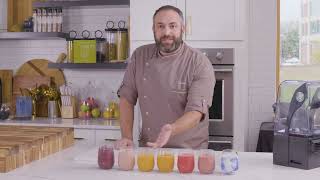 Chef Aris Juice Bar Master Class  Goodnature School of Juice [upl. by Bradeord]