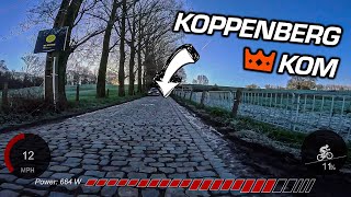 CYCLING FULL GAS UP THE WORLDS MOST FAMOUS COBBLE CLIMB [upl. by Yuri]