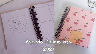 DIY Agenda minimalista 2024  Imprimible [upl. by Dehnel]