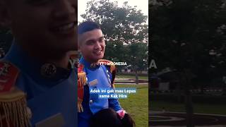 Adek Klepek Klepek Sama Kak Fahrul Hira  Taruna Ganteng drumband aau [upl. by Lledrev550]