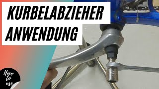 Anwendung Kurbelabzieher crank puller Bafang CYC [upl. by Wj]