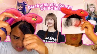 Getting unmovable bangs like Blackpinks Lisa [upl. by Airual]