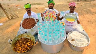 Special chicken biryani recipe  Chicken biryani cooking for village poor people  Helping Kitchen [upl. by David]