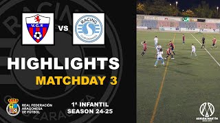 HIGHLIGHTS  MATCHDAY 3  SEASON 202425  1ª INFANTIL  fútbol football soccer [upl. by Allemrac]