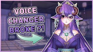 VTuber Voice Changer Breaks 【 HIGHLIGHTS 】 [upl. by Nyllij121]