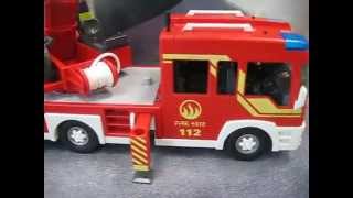 Das Playmobil Feuerwehr Leiterfahrzeug 5362 und das Löschgruppenfahrzeug 5363 aufgebaut im Detail [upl. by Hogle]