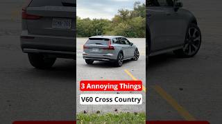 3 Annoying Things 2025 Volvo V60 Cross Country automobile carreview volvo [upl. by Nnaecarg168]