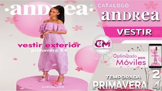 CATALOGO ANDREA VESTIR PRIMAVERA 2024 [upl. by Rowan]