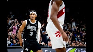 Highlights Keldon Johnsons 26 PTS 6 REB 3 AST vs TOR  202324 San Antonio Spurs [upl. by Franza994]