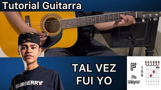 TAL VEZ FUI YO  El Padrinito Toys  Tutorial GUITARRA  Acordes  Tabs  Buscando Notas [upl. by Victorie]