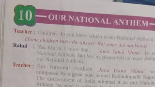 10 OUR NATIONAL ANTHEM CLASS 4 ENGLISH READER QUESTIONS ANSWER [upl. by Atinram]