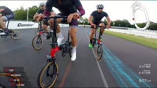 Brompton 48 Invitational Race Final  Pros racing folding bikes [upl. by Simmons]