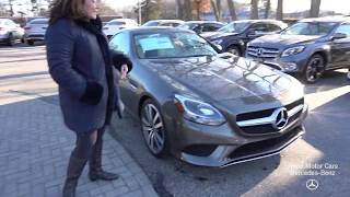 2019 MercedesBenz SLC300 Convertible video review with Tina [upl. by Stiles]