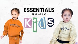 FEAR OF GOD ESSENTIALS KIDS x MR PORTER EXCLUSIVE DROP UNBOXING amp REVIEW [upl. by Myna320]