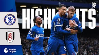 Chelsea 10 Fulham  HIGHLIGHTS  Premier League 202324 [upl. by Nyltak]