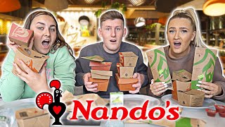 Last to STOP Eating NANDOS Wins £10000  Challenge [upl. by Eignat]