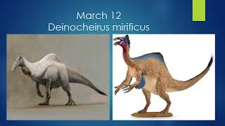 Age of Dinosaurs Calendar March [upl. by Annovahs]