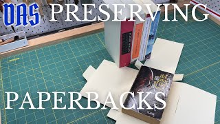 Using a TwoPiece Phase Box to Preserve Paperback Books  Adventures in Bookbinding [upl. by Einattirb130]