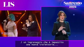 LIS Sanremo 2024  Rose Villain con Gianna Nannini canta un medley [upl. by Yelnikcm]