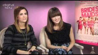 Kristen Wiig and Rose Byrne on Bridesmaids and the Cword [upl. by Mayrim482]