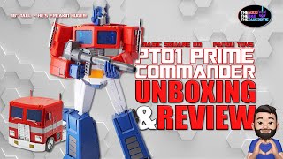 Pangu PT01 Commander aka Optimus Prime Review  This KO is Freakin Huge [upl. by Dahs]