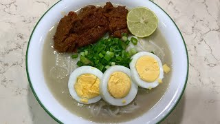 Mohinga  Burmese noodles by apna desi khana [upl. by Akedijn]