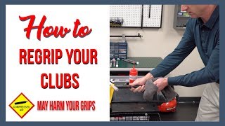 How To Regrip Golf Clubs [upl. by Flory478]