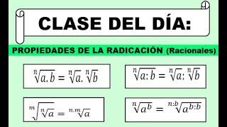 🚩 PROPIEDADES de la RADICACIÓN con FRACCIONES ✅ EJERCICIOS [upl. by Sidnarb822]