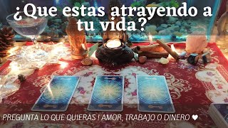 QUE ESTAS ATRAYENDO A TU VIDA CON TUS ACTOS Y PENSAMIENTO TAROT INTERACTIVO  MESAJE DEL UNIVERSO ♥ [upl. by Barta]