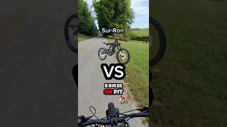 🚨EBikes VS PitBikes🚨 ebike pitbike eectric gas dirtbike [upl. by Vince]