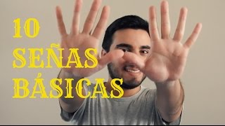 10 Señas Básicas LSM  Tutorial Rápido [upl. by Pessa596]