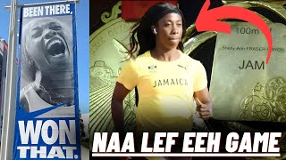 ShellyAnn FraserPryce Hints At Continuing After Paris  MVP [upl. by Uda462]