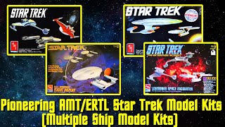 Pioneering AMTERTL STAR TREK model Kits with Multiple Ship Models within the Kit [upl. by Kelsey392]