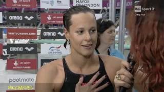 Federica Pellegrini ORO 200sl Europei di nuoto Londra 2016 [upl. by Stanislaus]